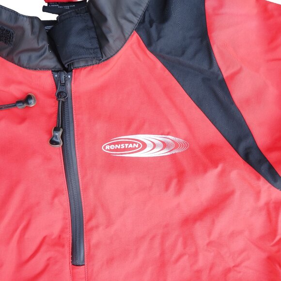 RONSTAN Regatta Sailing Smock Top  Jacket Men's S Red / White / Silver - Picture 5 of 10